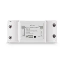 Interruptor Modulo Rele Inteligente Wifi 4LIFE Smart Breaker Switch FL101 / 16A / Wifi + RF para Automação Residencial / Compativel com Alexa e Google Assistant / App Smart Life - Branco
