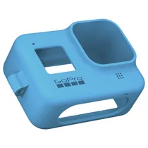 Case de Silicone Gopro com Cordão Ajustável para HERO8 ? Azul - AJSST-003