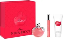 Kit Perfume Nina Ricci Nina Edt 80ML + 10ML + Body Lotion 75ML - Feminino