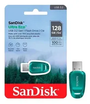 Sandisk Pendrive Ultra Eco Z96 128GB USB 3.2 Gen 1 SDCZ96-128G-G46  Sandisk Pen...