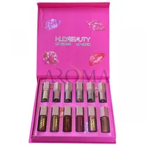 Kit 2IN1 6 Lipgloss com 6 Lipstick H-58057