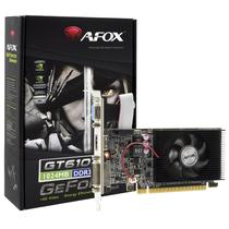 Placa de Vídeo Afox 1GB Geforce GT610 DDR3 - AF610-1024D3L7-V5