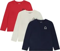 Camiseta Manga Longa Infantil Orchestra Hganqs-BLF - Masculina (3 Unidades)