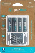 Pilha AA Recarregável Paleblue USB-C 1700MAH PB-AA-C (4 Unidades)