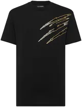 Camiseta Philipp Plein Sport Saec MTK8019 STE001N 0293 Round Neck SS Masculina