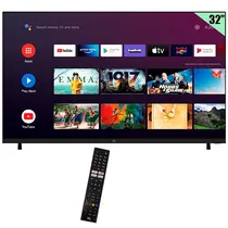 Smart TV LED 32" Mtek MY32FSPH HD Android TV Wi-Fi com Conversor Digital