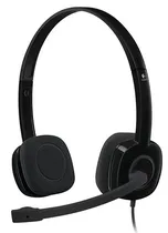 Fone de Ouvido Logitech H151 Estéreo Headset Wind/Ios/Andr Preto
