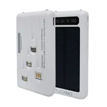 Bateria Auxiliar Tucano TC-03 - 20000MAH - Solar - Branco