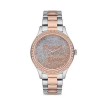 Relógio Analógico Feminino Daniel Klein Premium DK.1.12538-4 - Prata/Rosa Ouro