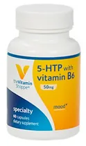 5-HTP With Vitamin B6 The Vitamin Shoppe Specialty (60 Cápsulas)