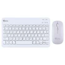 Mini Teclado Magnético + Mouse 4LIFE Wireless Keyboard FL030WT com Bluetooth - Branco