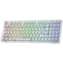 Teclado Redragon Wireless Irelia Pro K658CT-RGB-Pro (Inglês) - Transparente