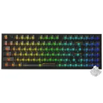 Teclado Gamer Mecanico Redragon K658CTB-RGB-Pro Irelia Pro Wireless / RGB / Ingles - Preto Transparente