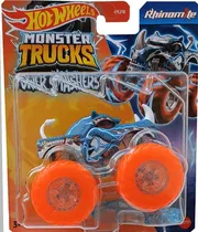 Hotwheels Monster Truck Power Smashers Rhinomite Mattel - HYJ19-HYJ26