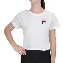 Camiseta Casual Femenino Fila Tenis Graphic III Blanco