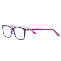 Óculos de Grau Feminino Visard CO5873 55-17-140 Col.03 Roxo e Azul