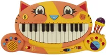Battat Musical Meowsic Teclado Plastico +2 Años Multicolor