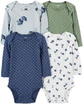 Body Carter's 1P878810 - Feminino (4 Unidades)