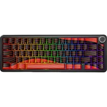 Teclado Gamer Mecánico Attack Shark X65PRO He 60% RGB 8K Inalámbrico Switch Magnetic - Red (Inglés)