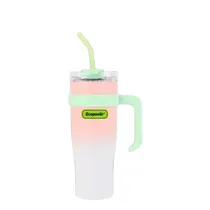 Copo Térmico Ecopower EP-G105 1,2L - Rosa/Branco
