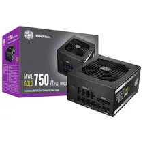 Fonte ATX 750W Cooler Master Mwe Gold V2 MPE-7501-AFAAG-U2 80 Plus Gold Modular