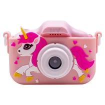 Camera para Criança Luo LU-X210 / Tela 2" / 600MAH / 5V - 1A - Rosa