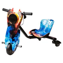 Triciclo Elétrico Keen Drift Car - 6.5" - Bluetooth - LED - Recarregável - Fire Racing
