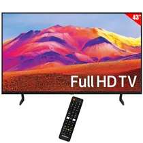 Smart TV LED 43" Samsung UN43T5203AG Full HD Wi-Fi com Conversor Digital