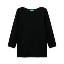 Camiseta Manga Larga Benetton 3GA2E16A1 100 Femenino