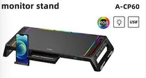 Suporte p/ Monitor Sate A-CP60ST USB RGB Preto Suporte p/ Monitor Sate A-CP60ST USB RGB Preto