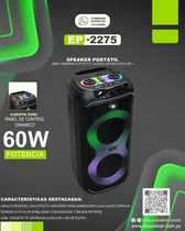 Caixa de Som Ecopower EP-2275 BT/LED