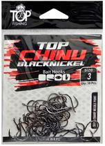 Anzol Top Fishing Chinu Black Nickel 03 com 50 PCS