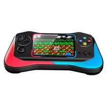 Console Portátil Game Joystick Q12 500 Jogos - Vermelho Azul