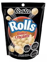 Chocolate Costa Rolls Branco - 140G