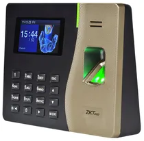 Relógio Ponto Biométrico Zkteco K20 Preto/Dourado