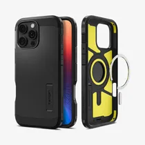 Capa Protetora Spigen para iPhone 16 Pro Magsafe Tough Armor Ai (Magfit) ACS08146
