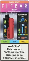 Vape Descartável Elf Bar Trio Scary Berry 40000 Puffs