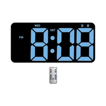Reloj Digital de Pared Satellite AC-T7011 LED Azul