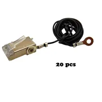 Ui. TC-GND Toughcable Cabo de Conector RJ45 CX com 20Pçs
