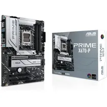 Asus Placa Madre AM5 Prime X670-P Acero/ Metal Wifi HDMI/ DDR5/ Argb GEN2 s/ C