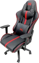 Cadeira Gamer Mtek MK02 Reclinável - Preto/Vermelho