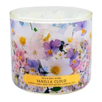 Vela Aromática Bath & Body Works Vanilla Cloud 411G