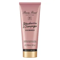 Body Lotion Beauty Brand 071 Strawberry Shimmer Feminino 236ML