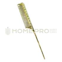 Pente Lmpro 24 Em Metal Dourado c/M 20 CM