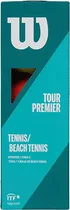 Bola de Beach Tênis Wilson Tour Premier WR8200401001 (3 Unidades)