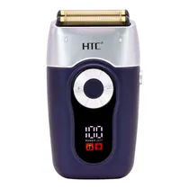 Barbeador Elétrico HTC GT-667 - 5W - Recarregável - Azul