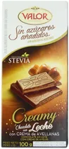 Chocolate Valor Ao Leite com Mousse de Avelã Sem Adição de Açúcar 100 GR