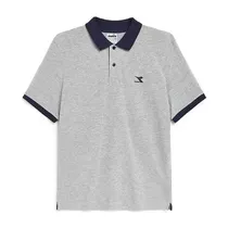 Diadora Polo Core Light 102179369-D0211 L Grey Melange