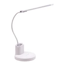 Lampada de Mesa LED com Porta Caneta D19 / Recarregavel - Branco