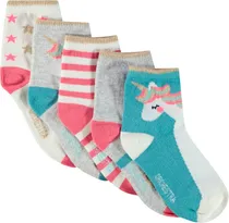 Meias Infantil Orchestra Afiomh-BLC - Feminina (5 Pares)
